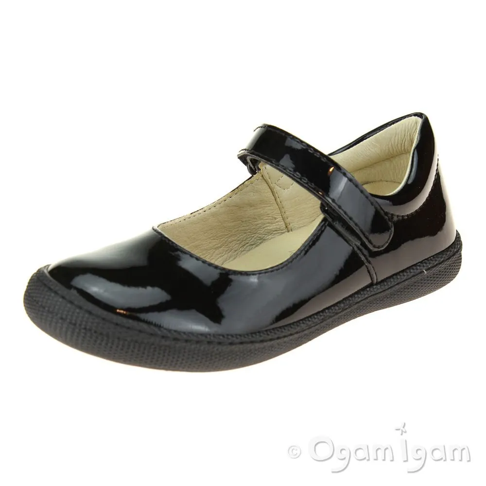 Primigi 8432000 Girls Black Patent School Shoe