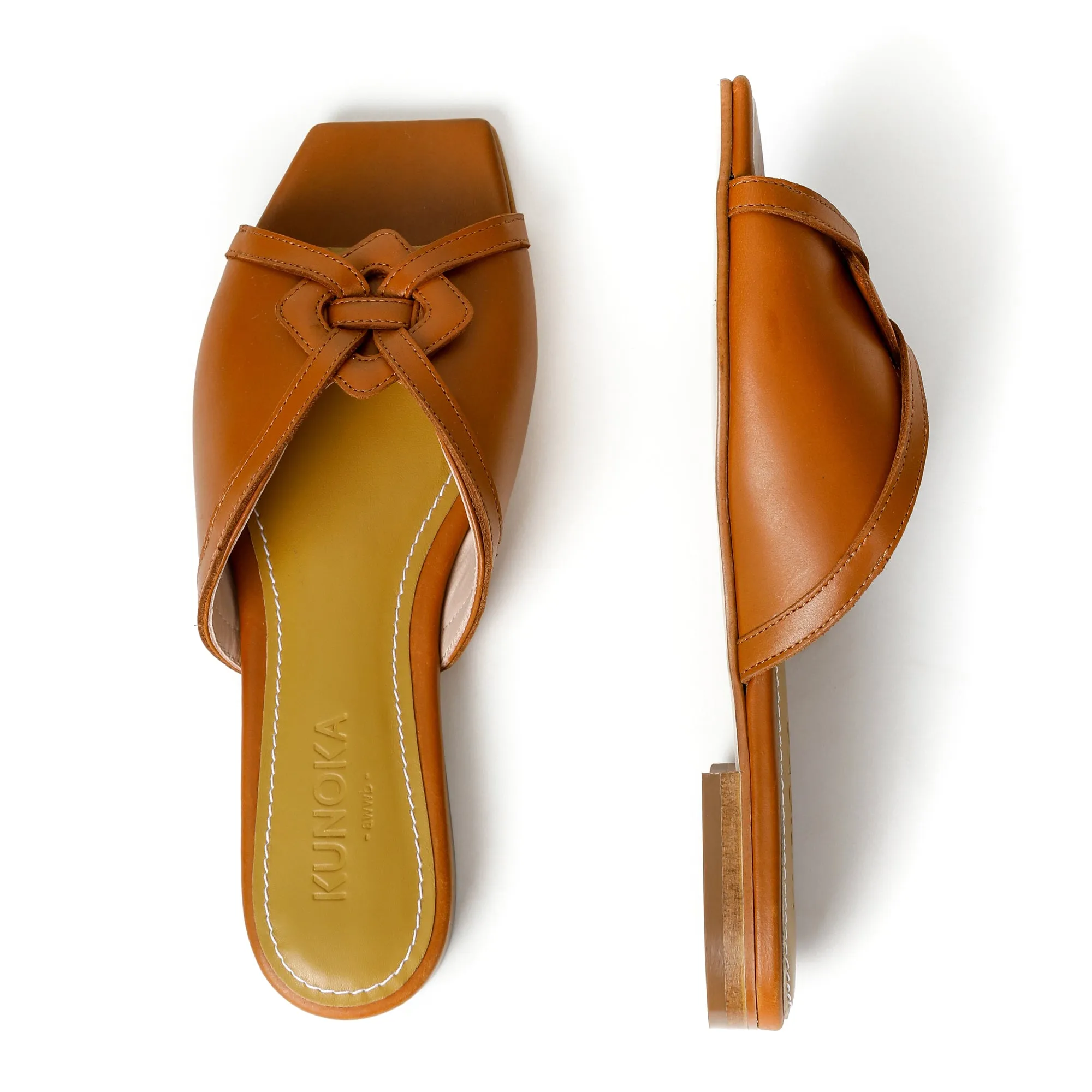 SANDRINE flat sandal - Viola