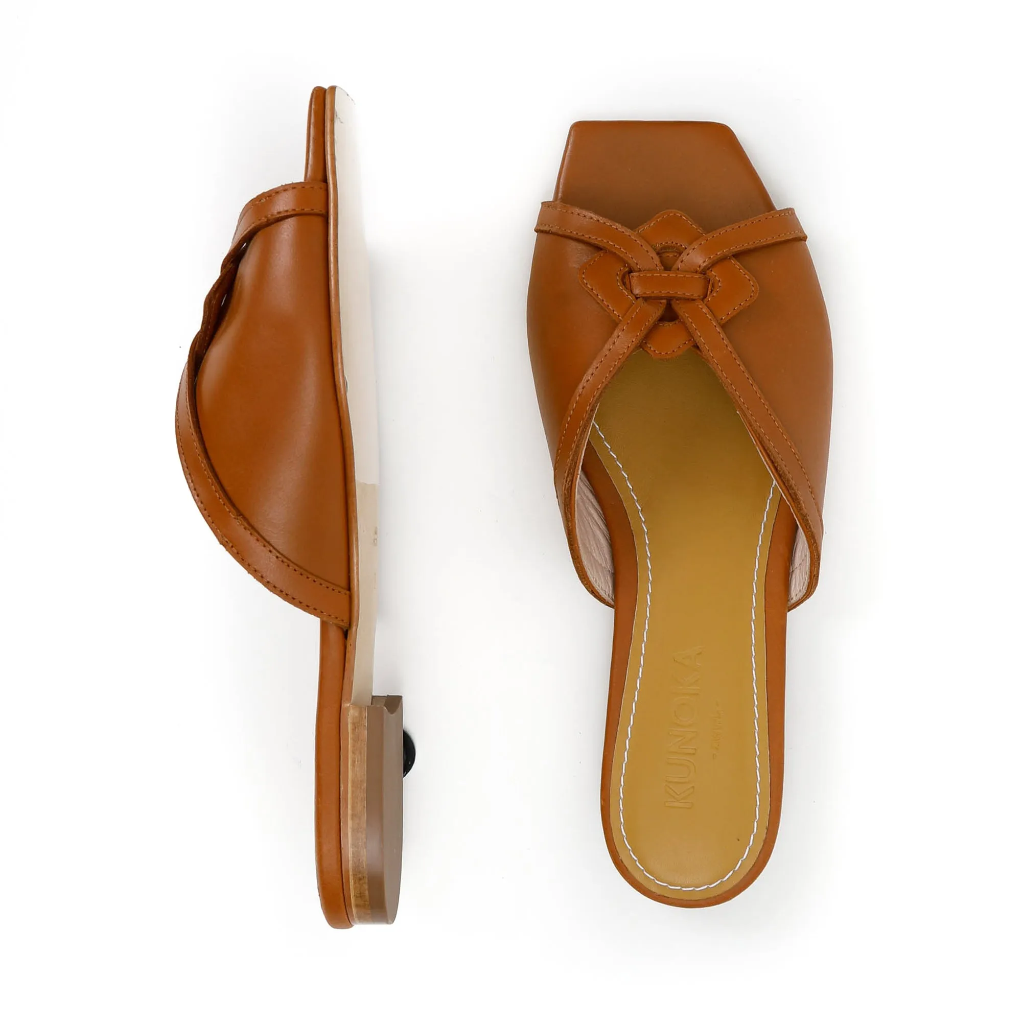 SANDRINE flat sandal - Viola
