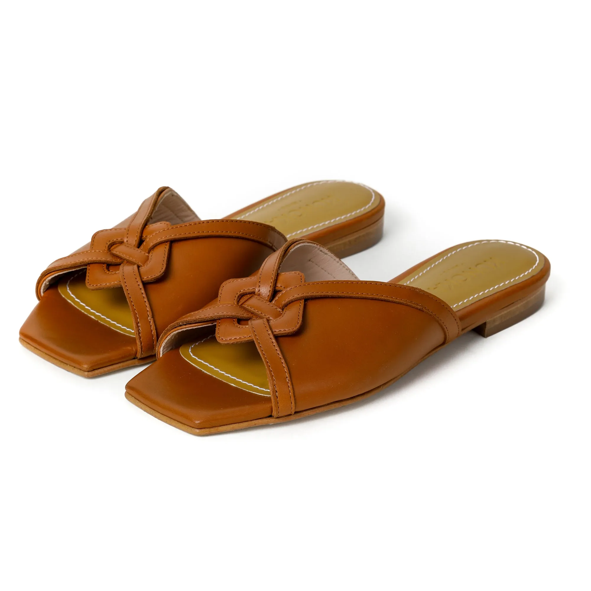 SANDRINE flat sandal - Viola