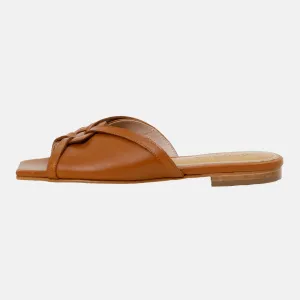 SANDRINE flat sandal - Viola