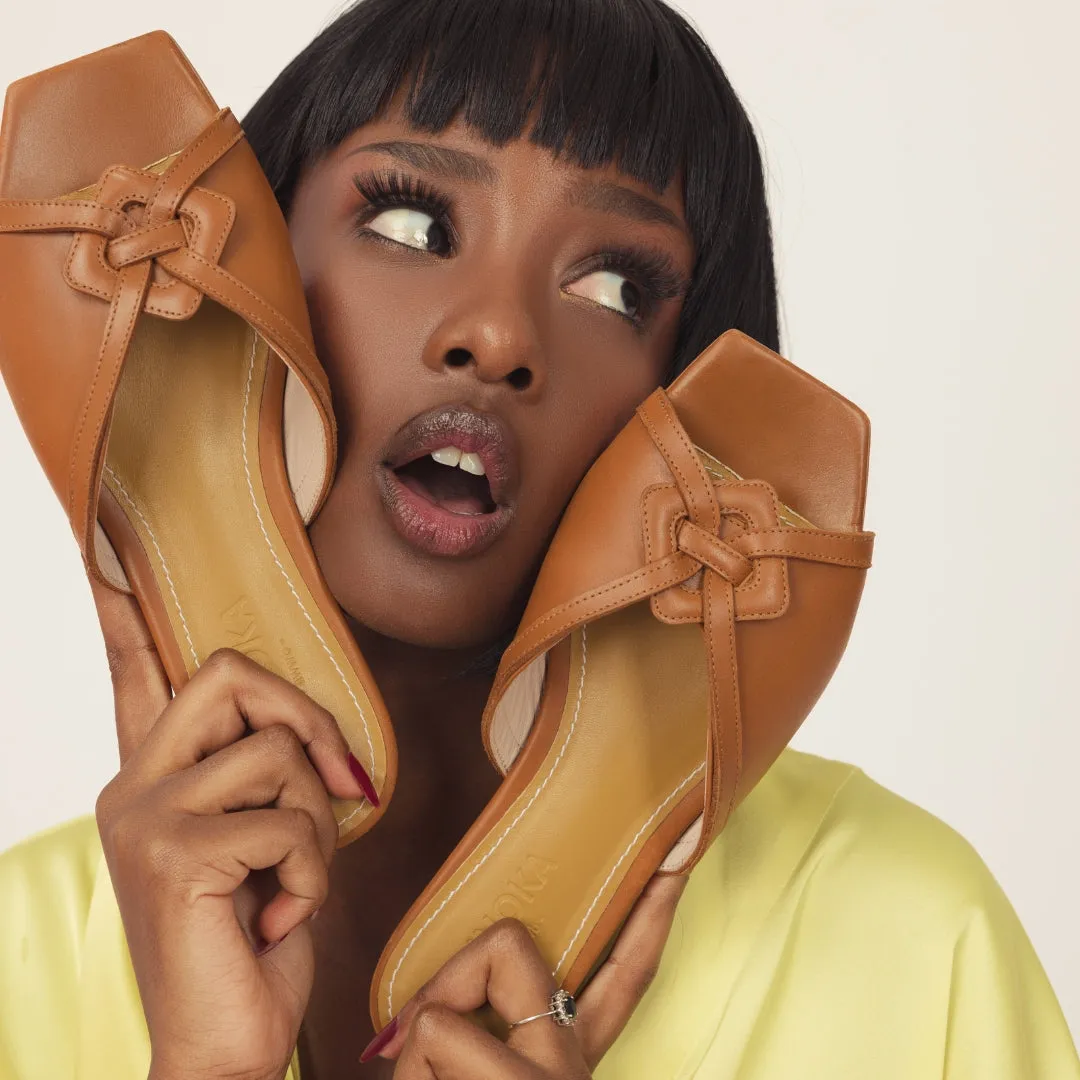 SANDRINE flat sandal - Viola