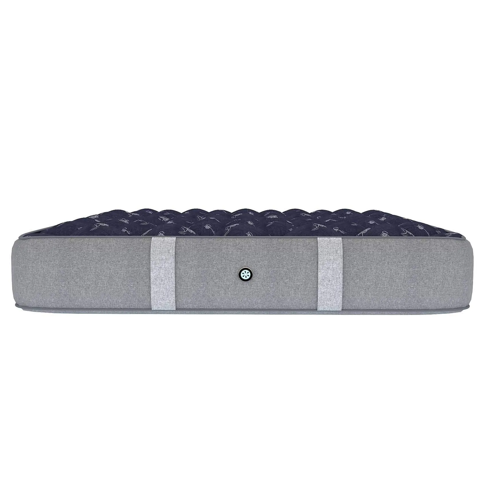 SLEEPSPA by COIRFIT Euphoria Normal Top 6 Inch Single Size Bonnell Spring Mattress with 6 Year Warranty | Orthopedic Pro - Doctor Recommended | Pressure Relieving | PU Foam for Support (Blue,72x42x6)