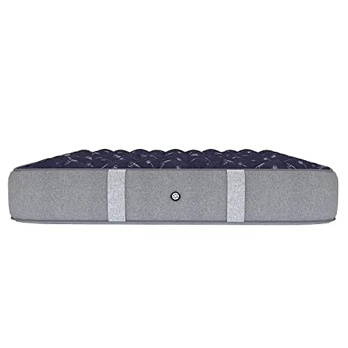 SLEEPSPA by COIRFIT Euphoria Normal Top 8 Inch King Size Bonnell Spring Mattress with 6 Year Warranty | Orthopedic Pro - Doctor Recommended | Pressure Relieving | PU Foam for Support (Blue,75X72X8)