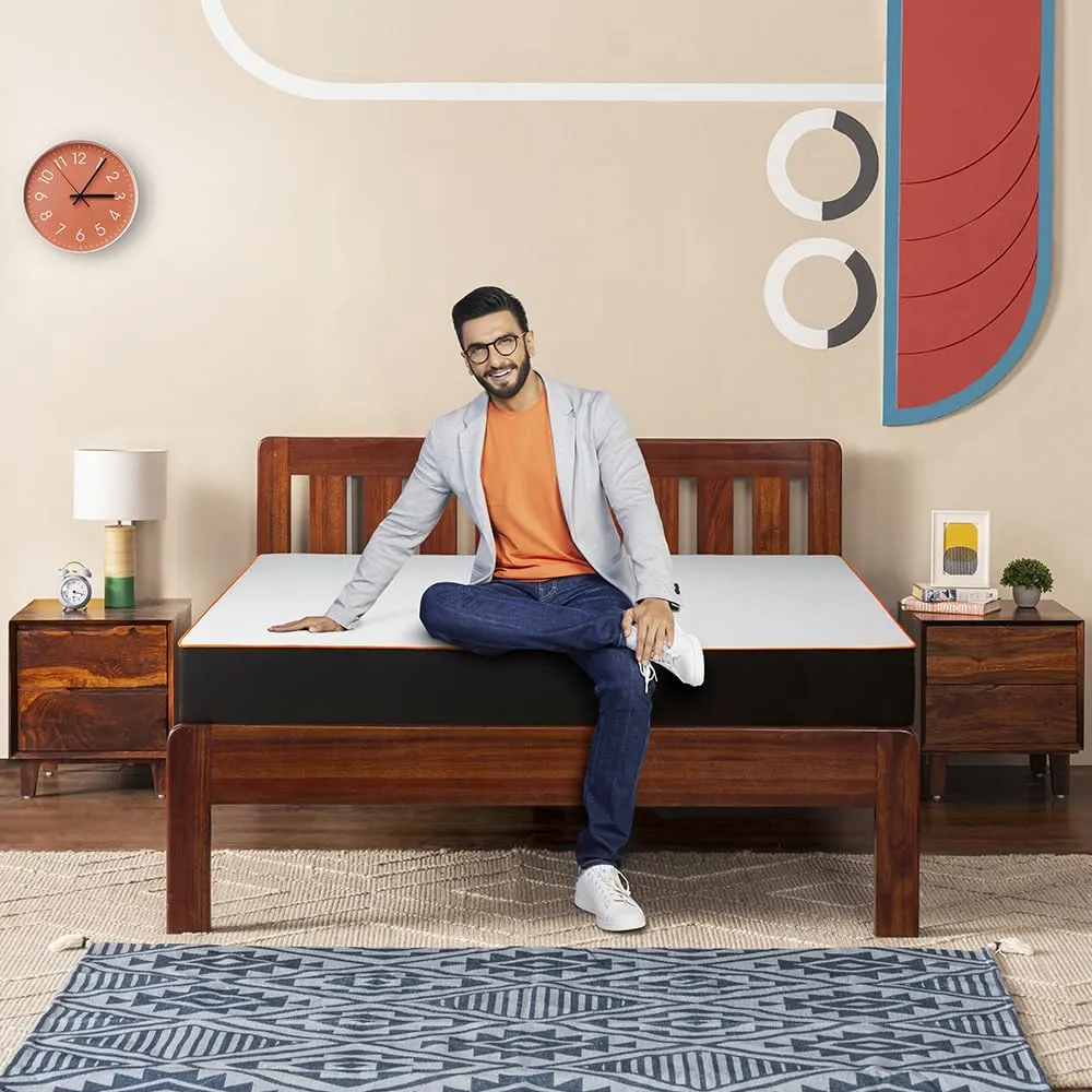 Sleepyhead Original - 3 Layered BodyIQ Orthopedic Memory Foam Mattress, Medium Firm, 78x72x8 inches (King Size)