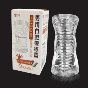 Soft TPE Transparent Pocket Pussy Real Vagina Elastic Jelly Blowjob Male Masturbator Delay Train Sex Machine Sex Toys for Man