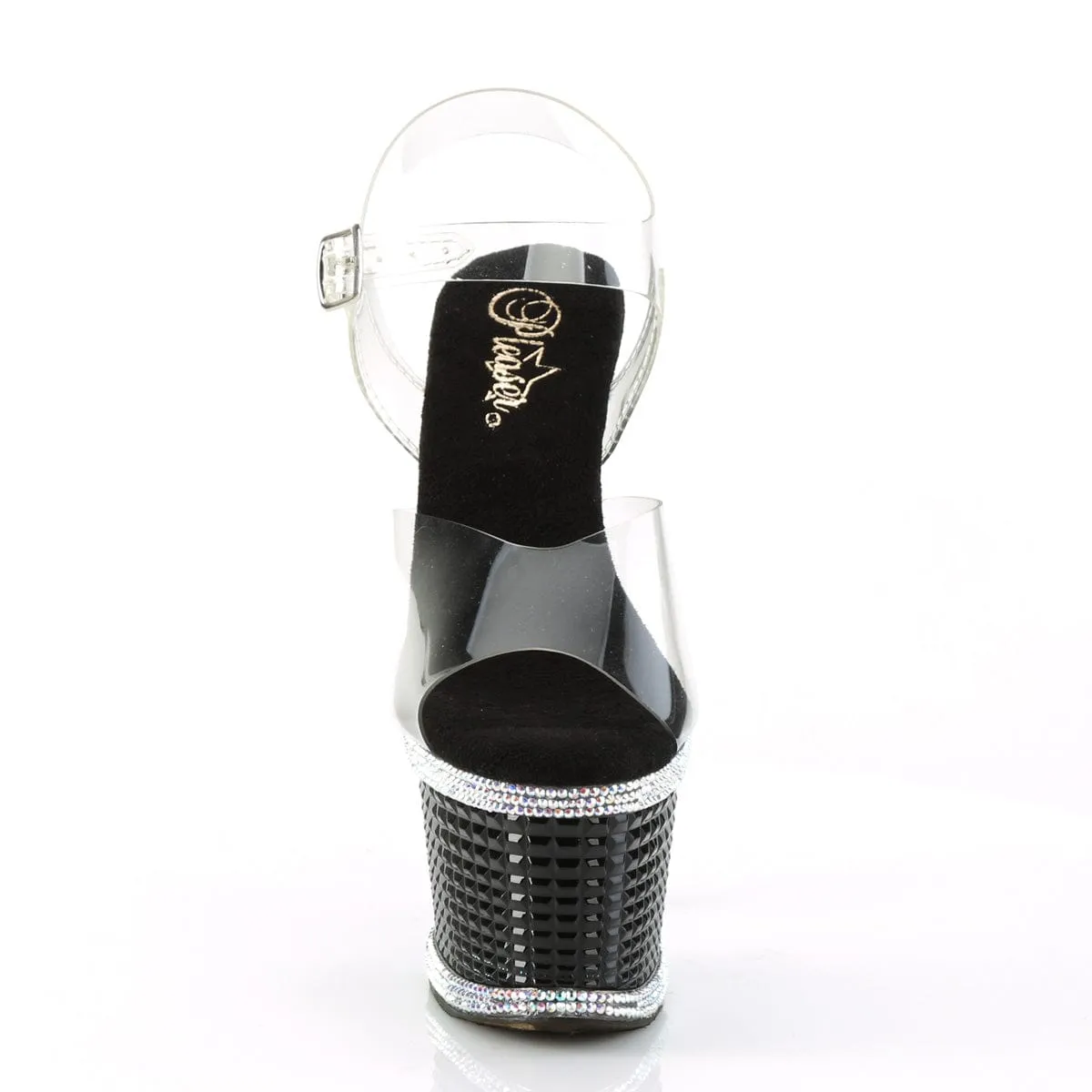 SPECTATOR-708RS Clear/Black-Rhinestones