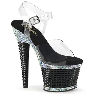 SPECTATOR-708RS Clear/Black-Rhinestones