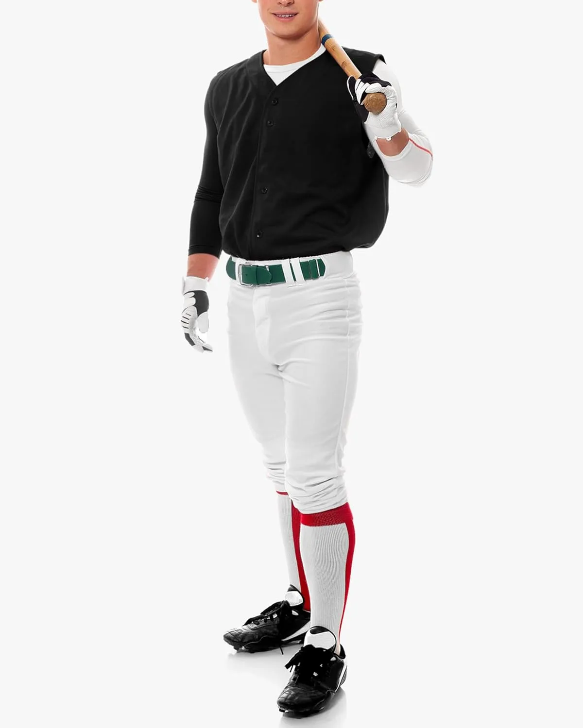 Stelle Baseball/Softball/Fastpitch Belt Girls Sports Elastic Adjustable Boys Uniform Belts Youth and Adult Sizes