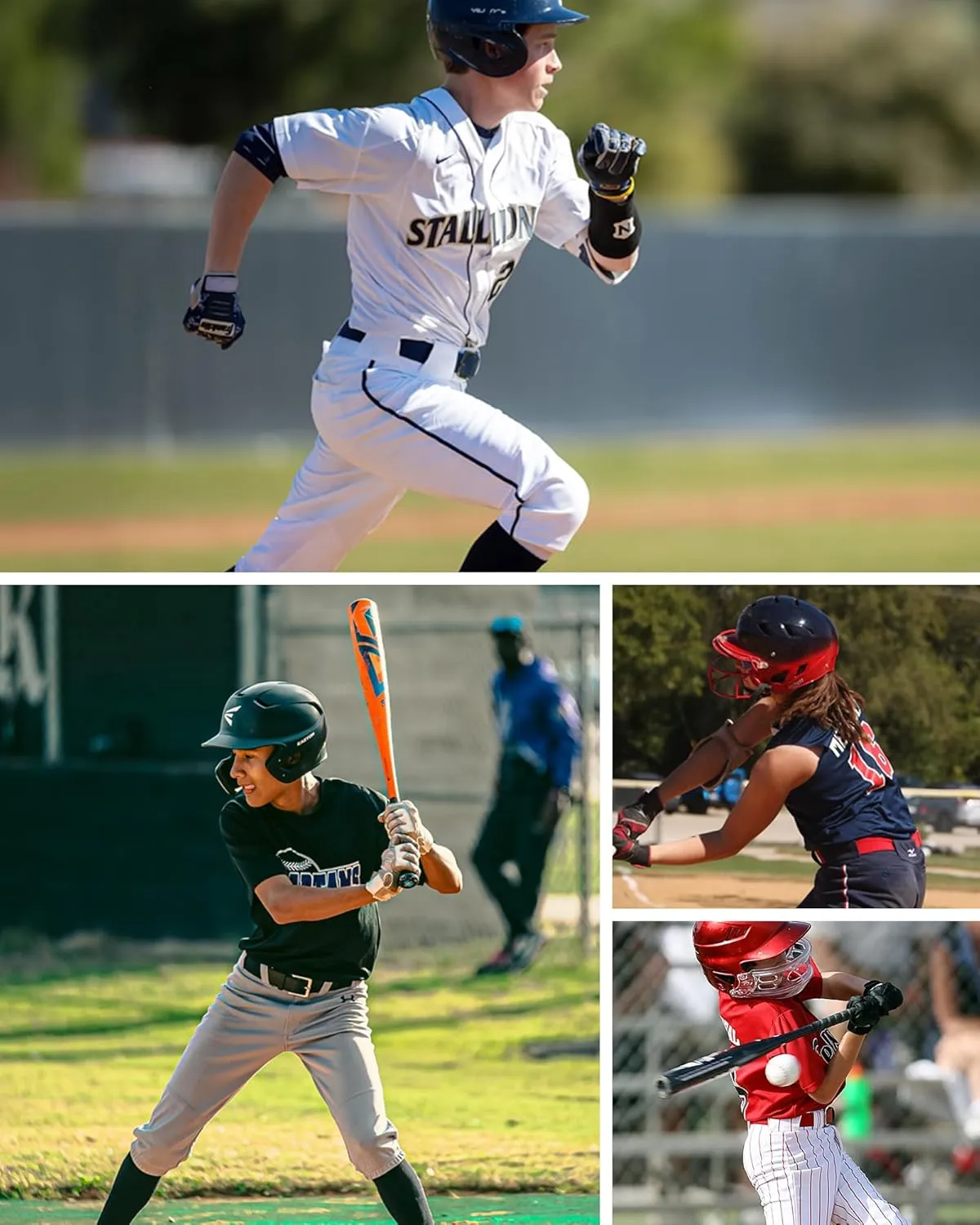 Stelle Baseball/Softball/Fastpitch Belt Girls Sports Elastic Adjustable Boys Uniform Belts Youth and Adult Sizes