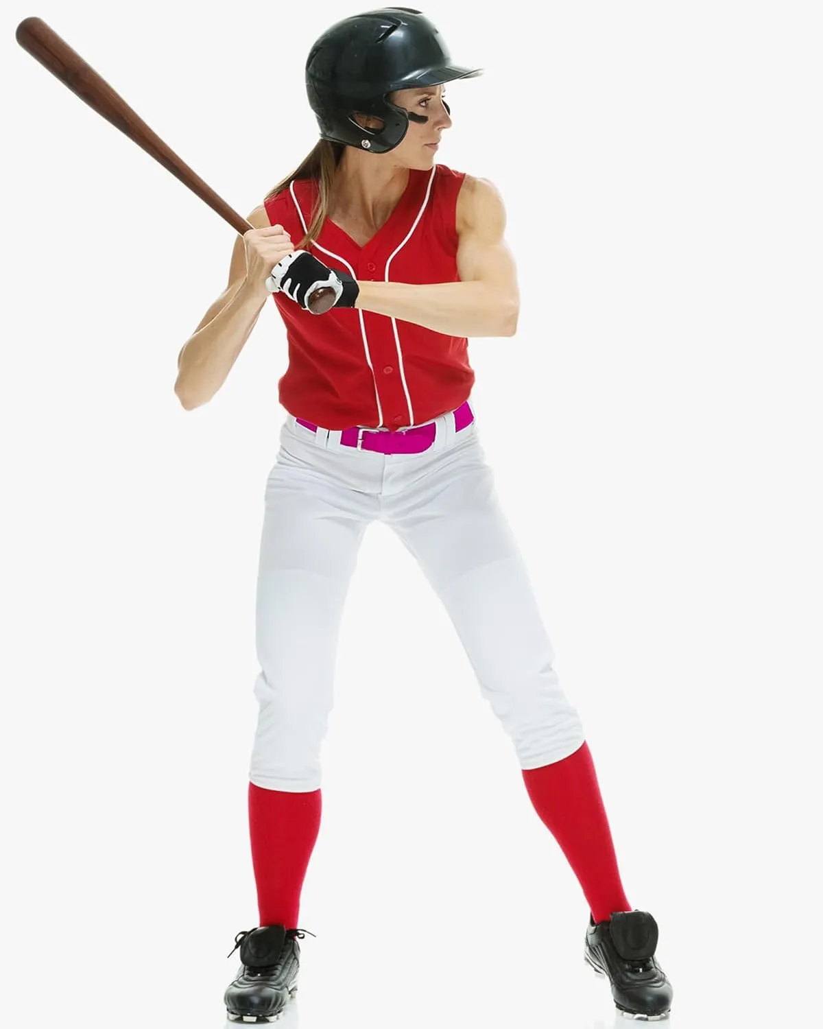 Stelle Baseball/Softball/Fastpitch Belt Girls Sports Elastic Adjustable Boys Uniform Belts Youth and Adult Sizes
