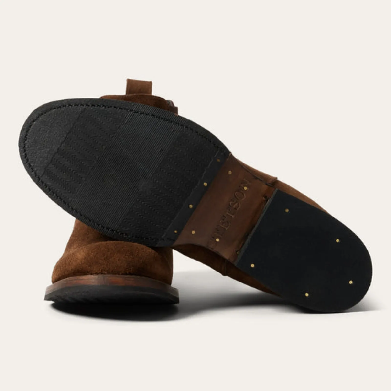 Stetson Men's Suede Beat Chelsea Round Toe Boots 4055