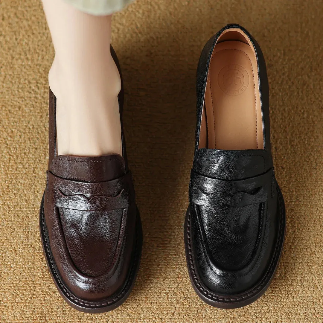 TAVIMART  -  women's sheepskin slip-on pumps OL style high quality soft comfortable female espadrilles moccasins shoes for woman
