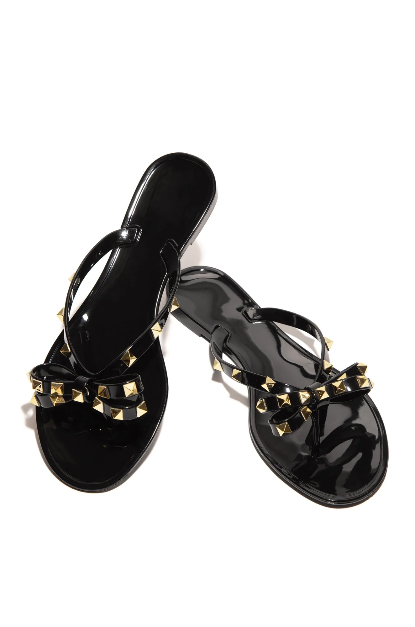 The Posh Life Jelly Slip On Sandals - Nude