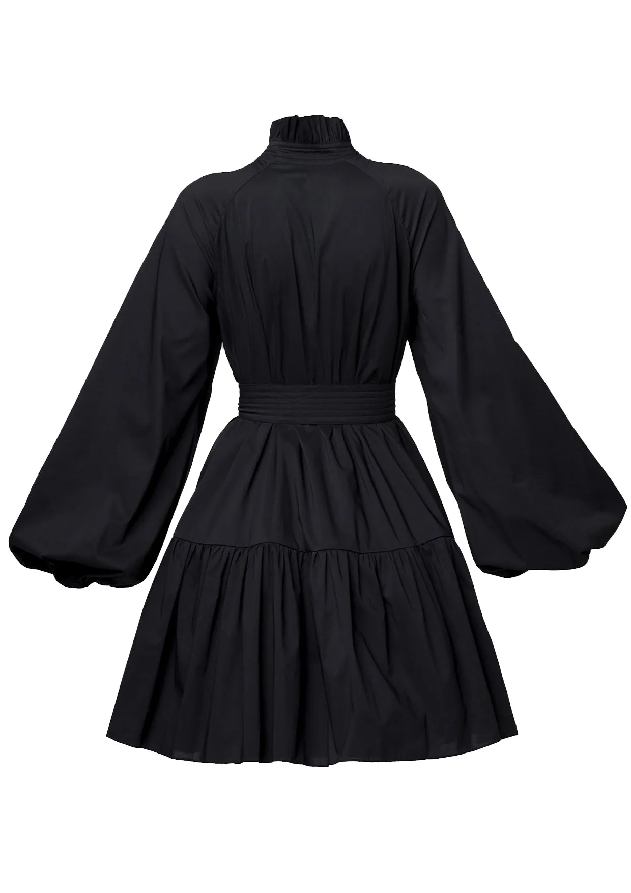 Tulip Buttoned Mini Dress