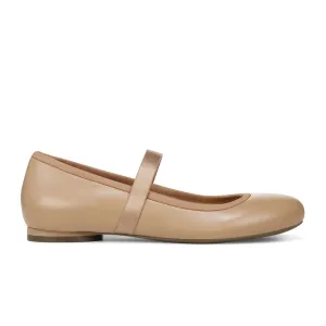 Vionic Joseline Mary Jane Flat (Women) - Macaroon Leather